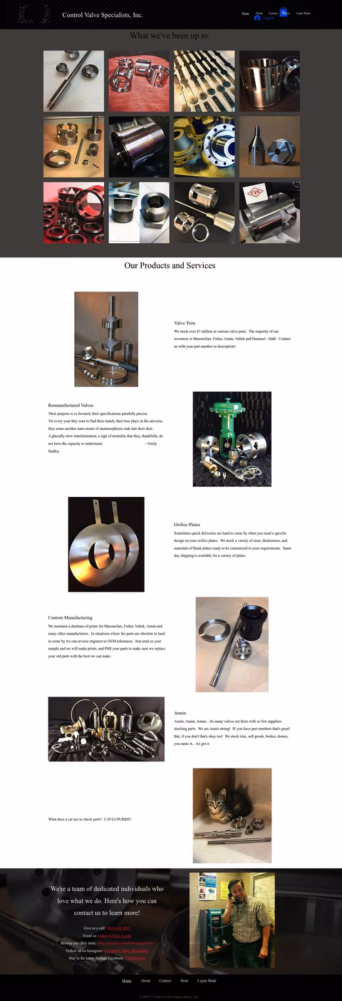 Control-Valve-Specialists Homepage 1440px