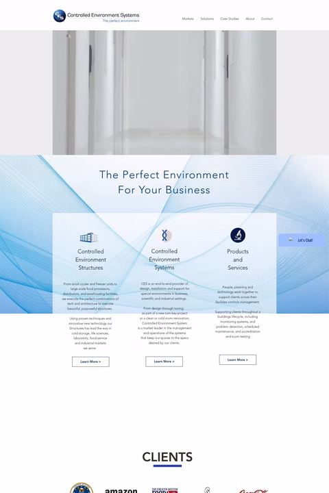 Controlled-Environment-Services Homepage 1440px