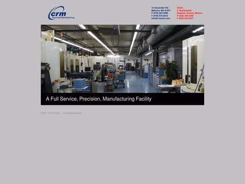 Cr-Machine Homepage 1440px
