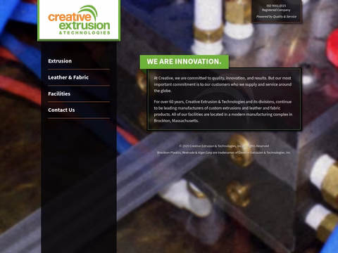 Creative-Extrusion-Technologies Homepage 1440px
