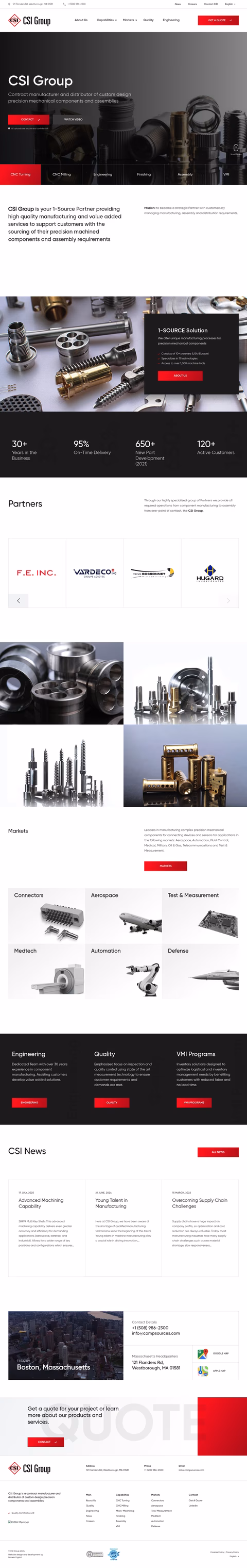 Csi-Group Homepage 1440px