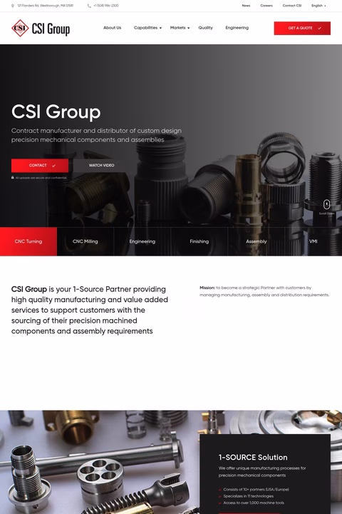 Csi-Group Homepage 1440px