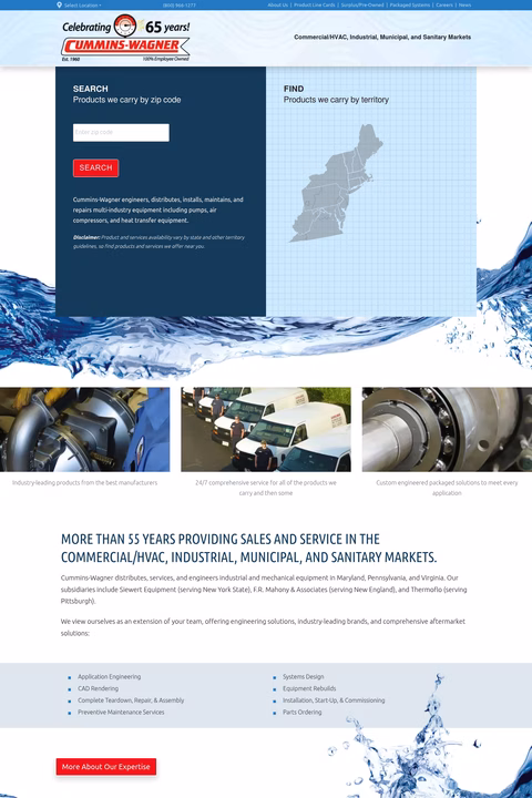 Cummins-Wagner Homepage 1440px