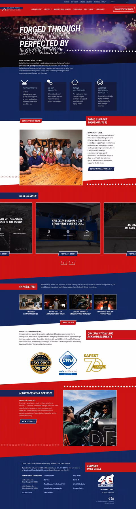 Delta-Machine-Ironworks Homepage 1440px