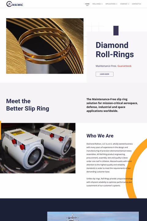 Diamond-Roll-Rings Homepage 1440px