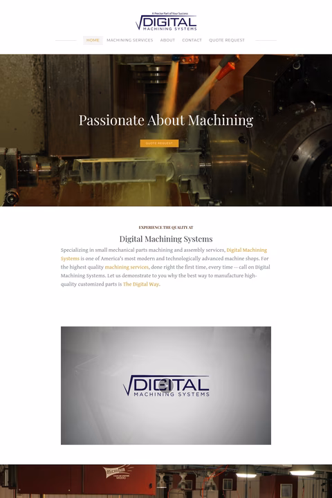 Digital-Machining-Systems Homepage 1440px