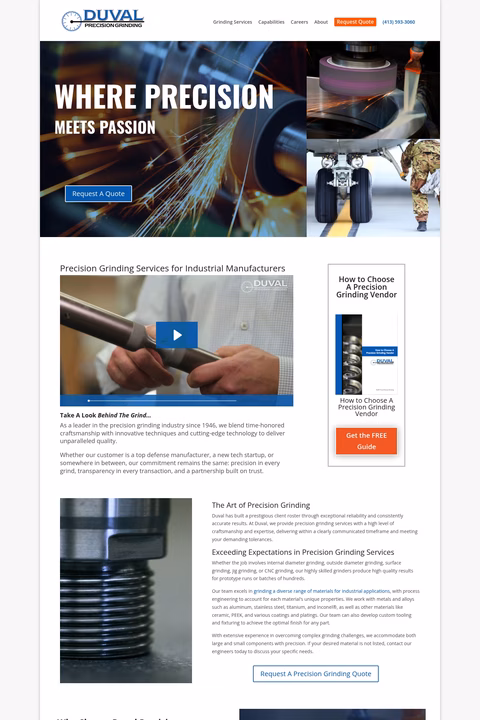 Duval-Precision-Grinding Homepage 1440px