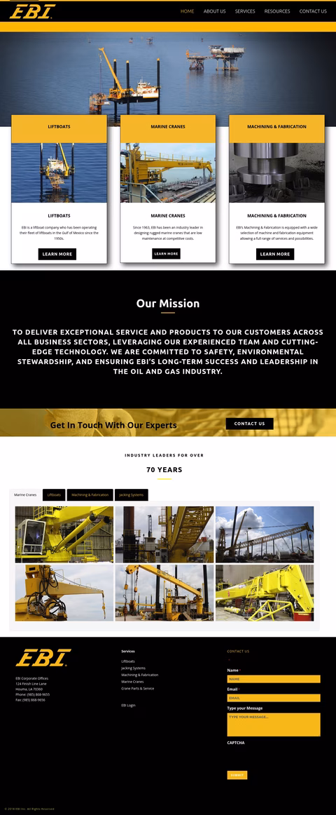 Ebi-Inc Homepage 1440px