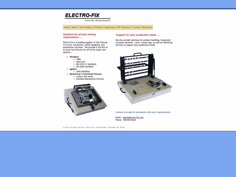 Electro-Fix Homepage 1440px