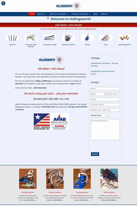 Electro-Term-Hollingsworth Homepage 1440px