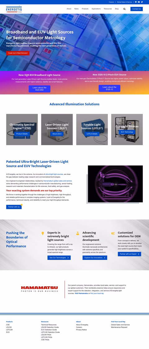 Energetiq-Technology Homepage 1440px
