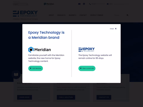 Epoxy-Technology Homepage 1440px