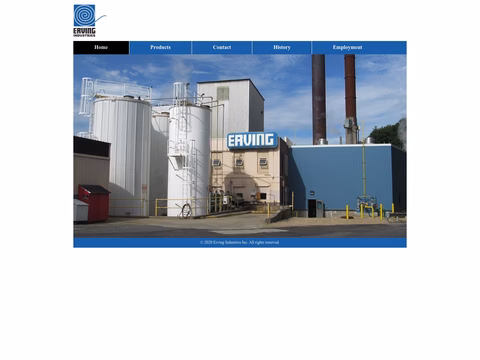 Erving-Industries Homepage 1440px