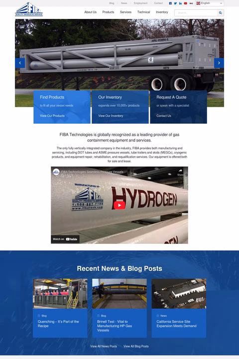 Fiba-Technologies Homepage 1440px