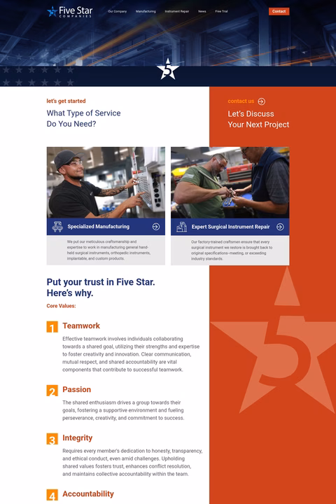 Five-Star-Companies Homepage 1440px
