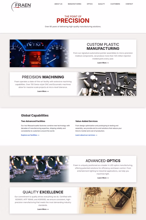 Fraen-Corporation Homepage 1440px