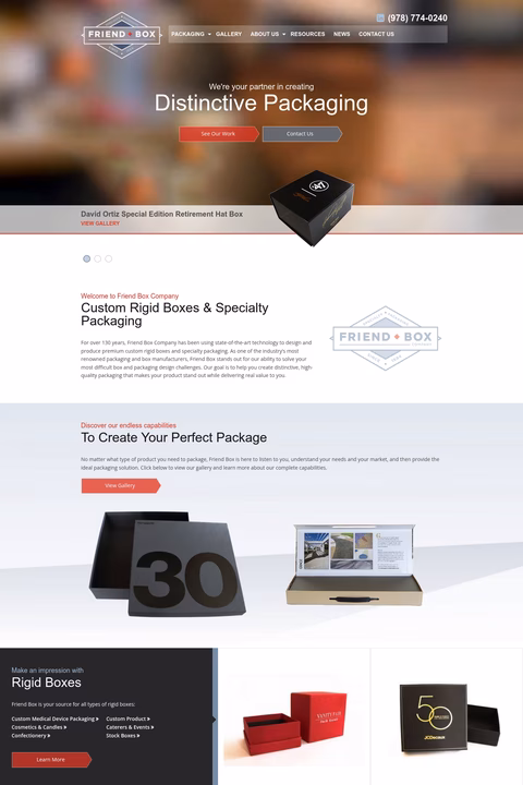 Friend-Box-Company Homepage 1440px