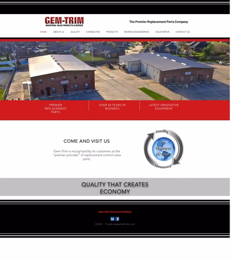 Gem-Trim Homepage 1440px