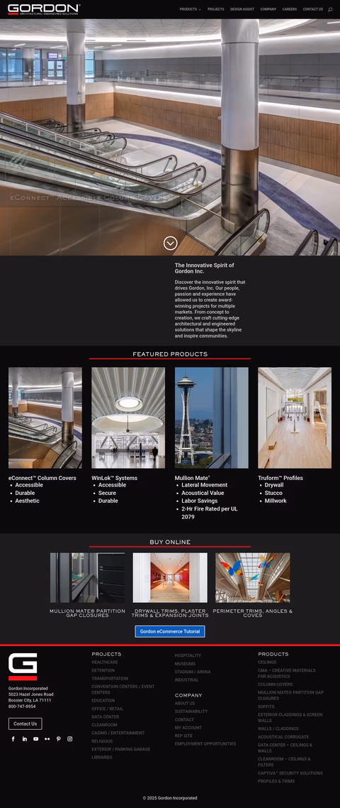 Gordon-Inc Homepage 1440px