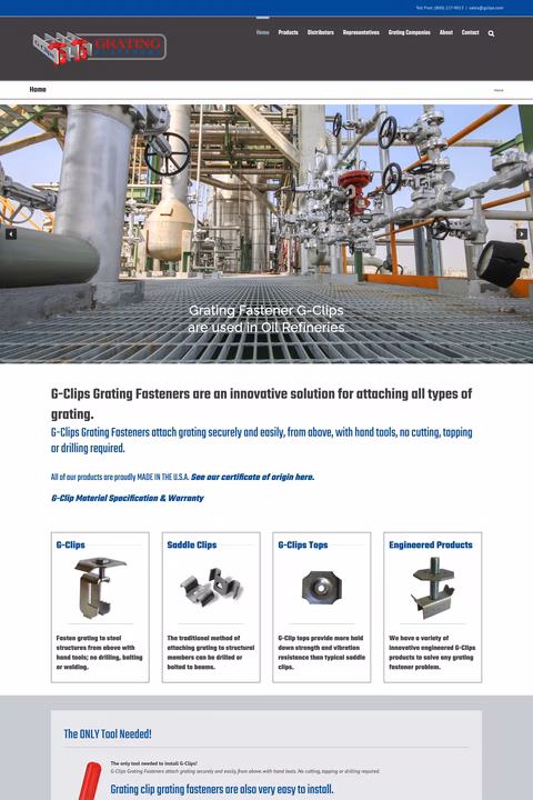 Grating-Fasteners Homepage 1440px