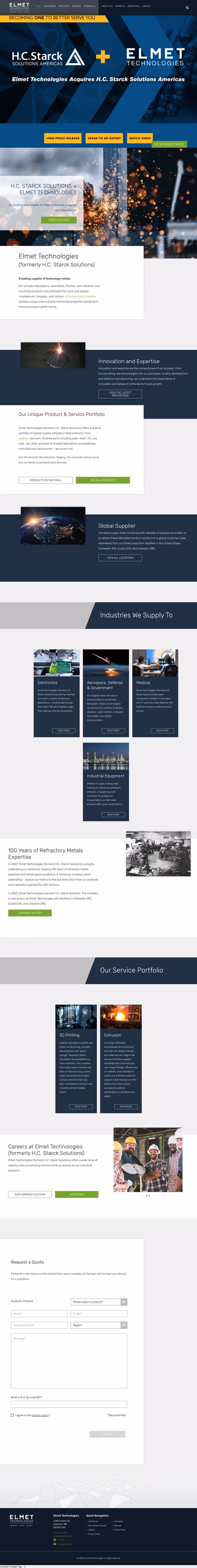 H-C-Starck-Solutions Homepage 1440px