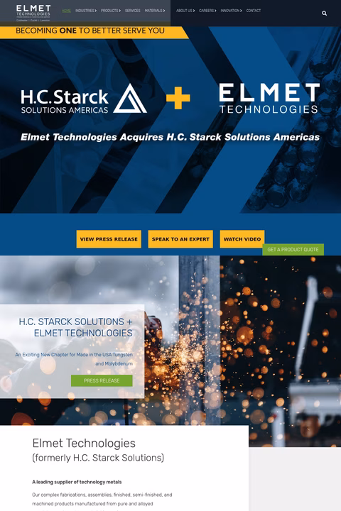 H-C-Starck-Solutions Homepage 1440px