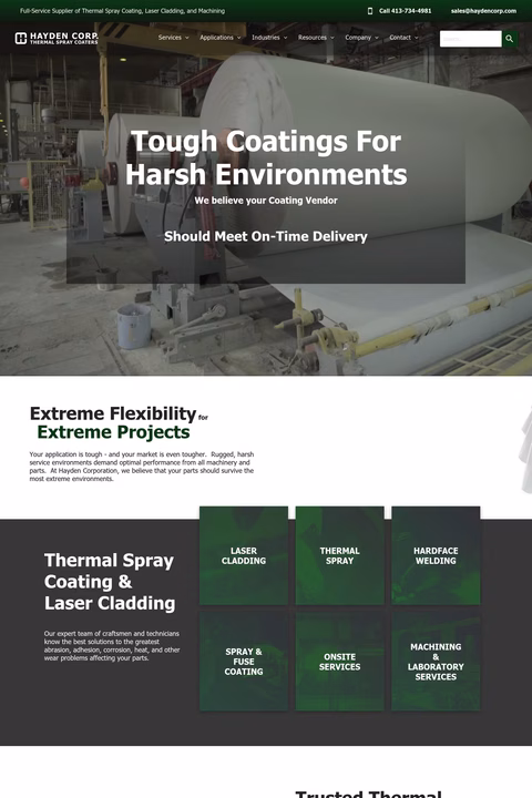 Hayden-Corporation Homepage 1440px