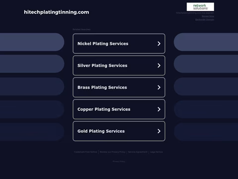 Hi-Tech-Plating-The-Tinning-Company Homepage 1440px