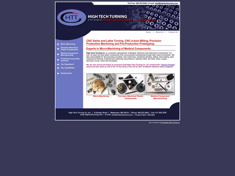 High-Tech-Turning Homepage 1440px