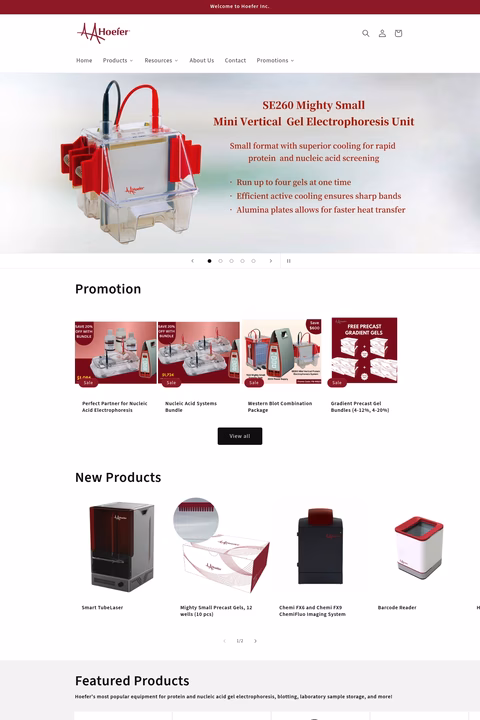 Hoefer Homepage 1440px