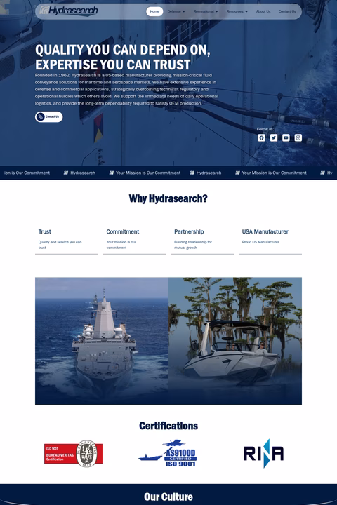 Hydrasearch Homepage 1440px