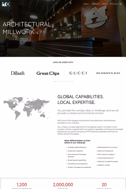 Idx-Corporation Homepage 1440px