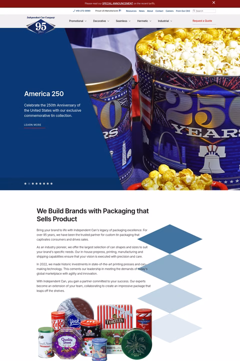 Independent-Can-Company Homepage 1440px