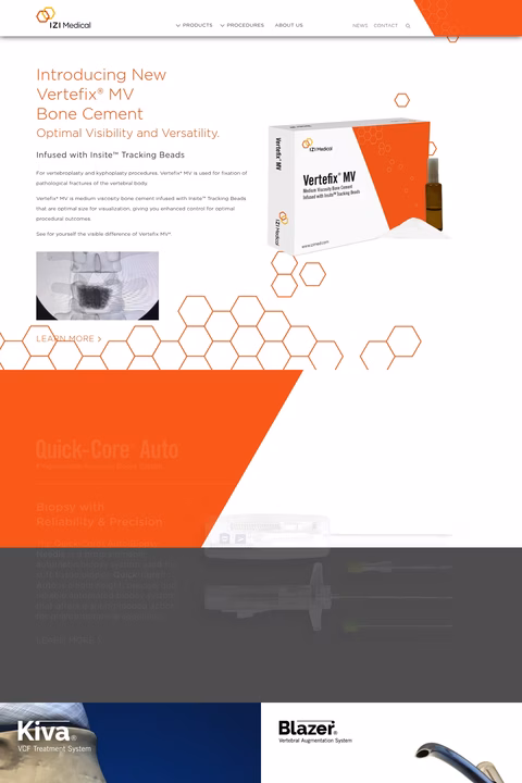 Izi-Medical-Products Homepage 1440px