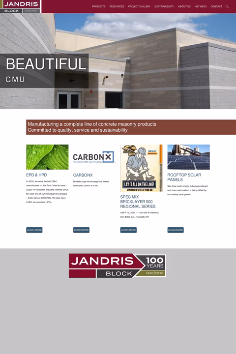 Jandris-Block Homepage 1440px