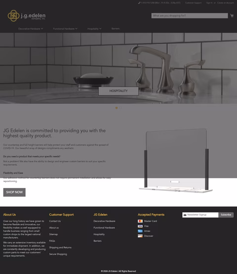 Jg-Edelen-Company Homepage 1440px