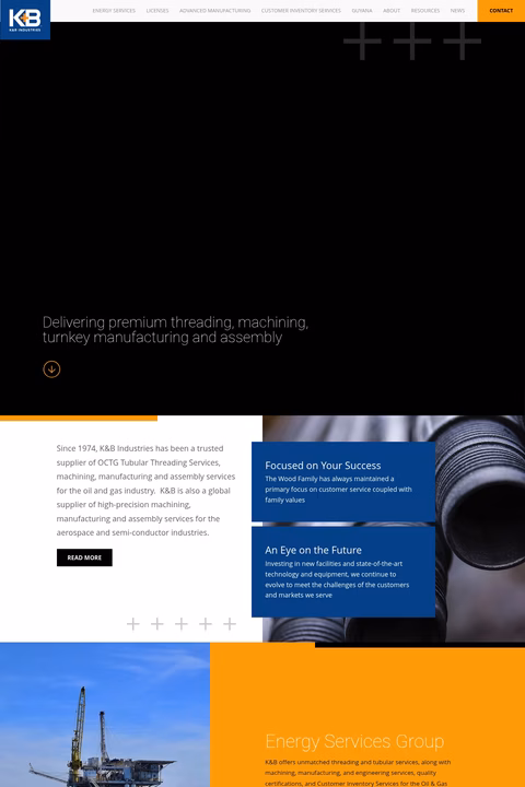 K-B-Industries Homepage 1440px