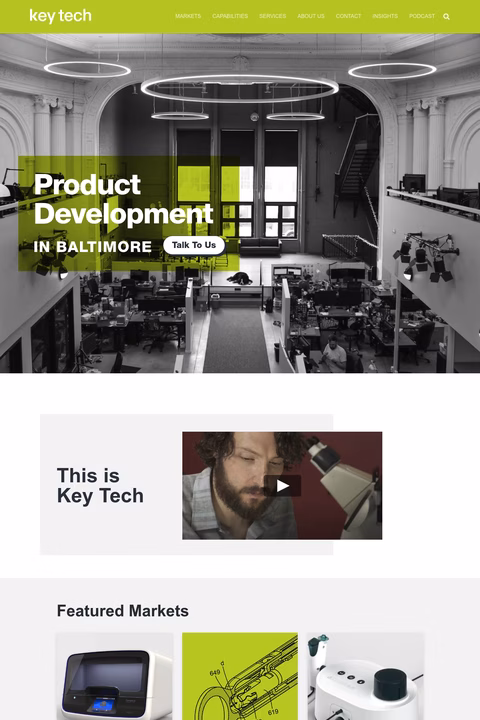 Key-Tech Homepage 1440px