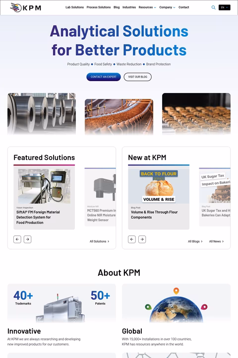 Kpm-Analytics Homepage 1440px