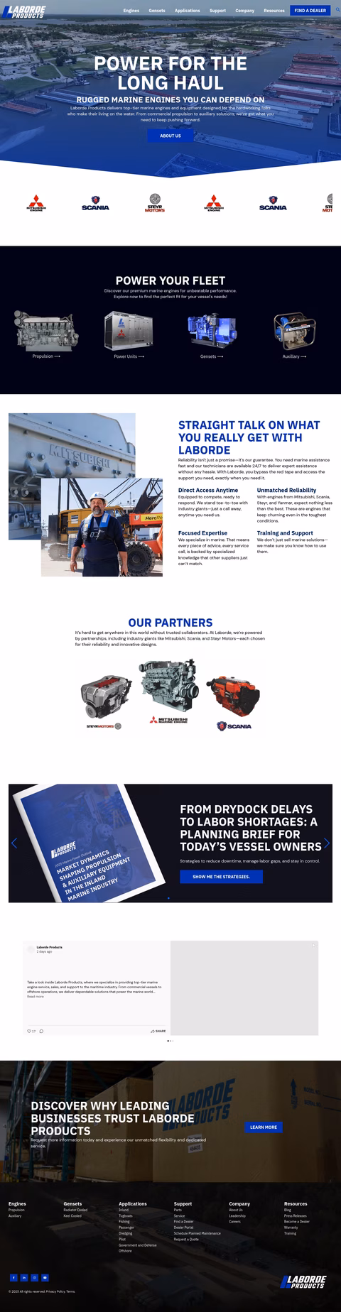 Laborde-Products Homepage 1440px