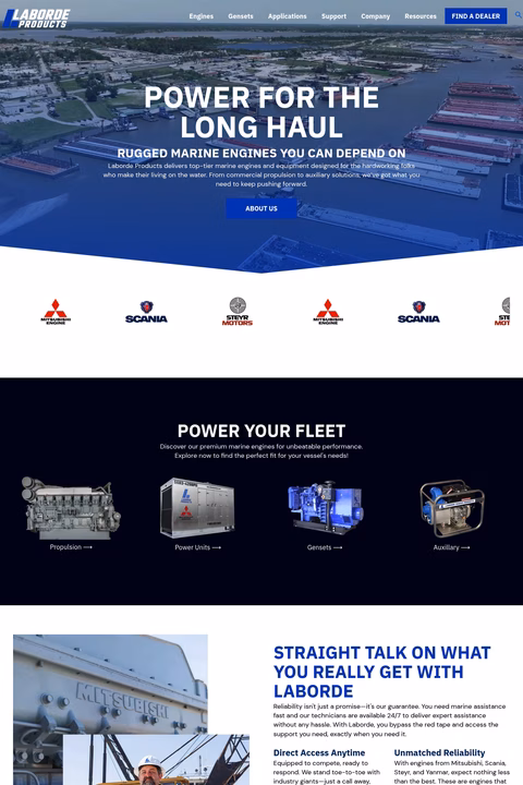 Laborde-Products Homepage 1440px