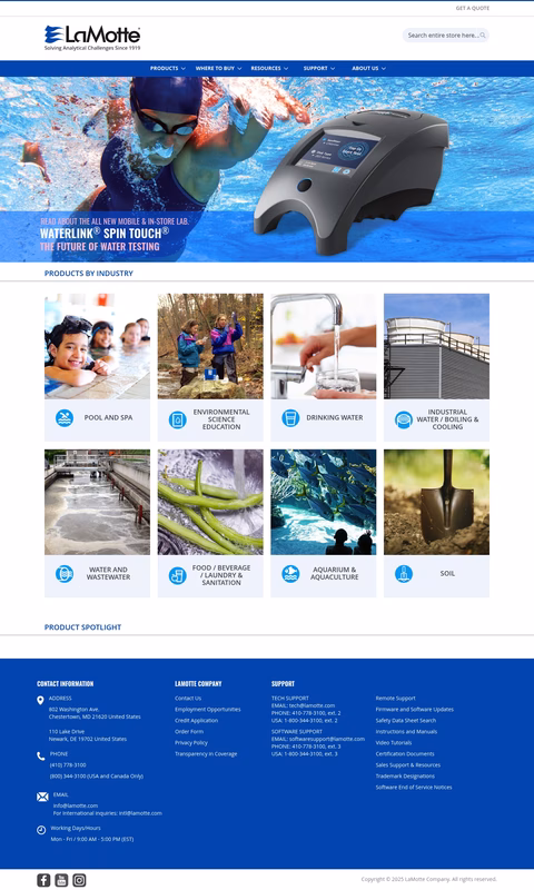 Lamotte Homepage 1440px