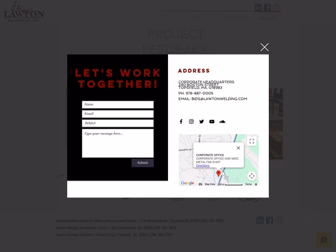 Lawton-Welding Homepage 1440px