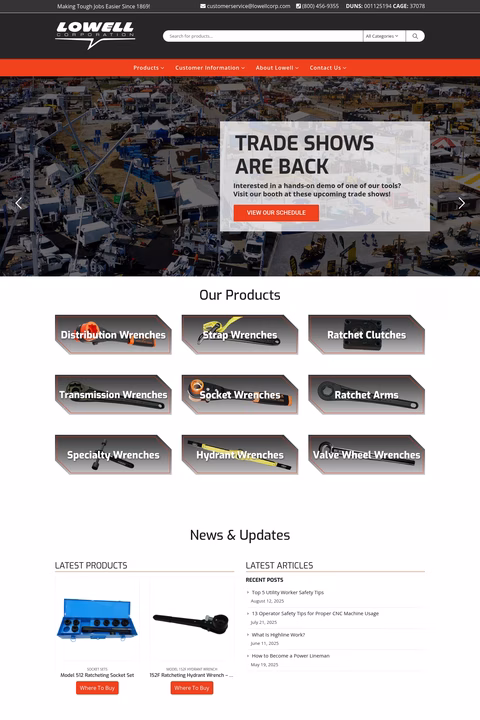 Lowell-Corporation Homepage 1440px