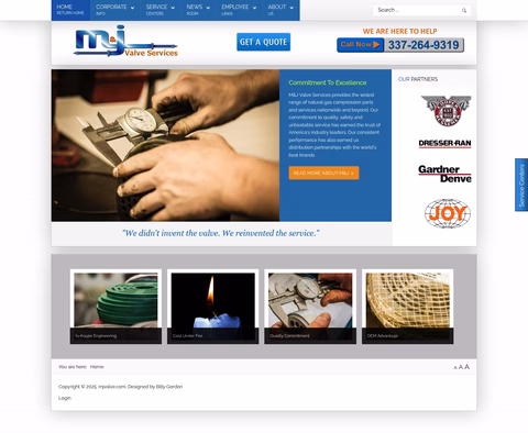 M-J-Valve-Services Homepage 1440px