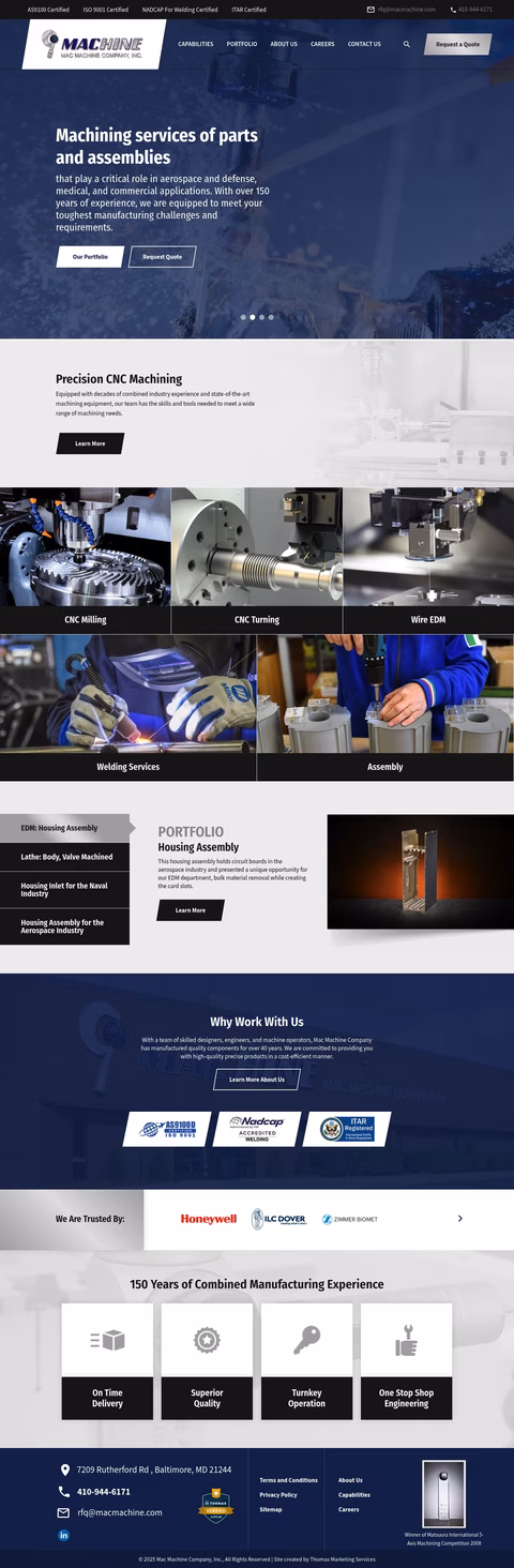 Mac-Machine-Company Homepage 1440px