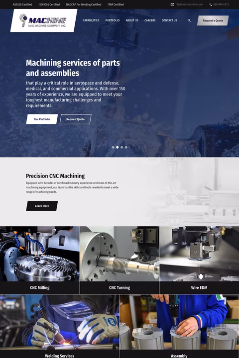 Mac-Machine-Company Homepage 1440px
