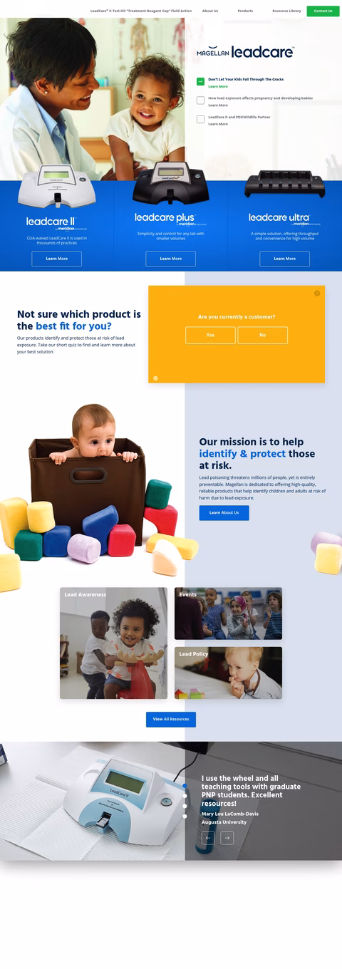 Magellan-Diagnostics Homepage 1440px