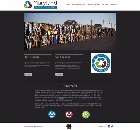Maryland-Paper-Company Homepage 1440px
