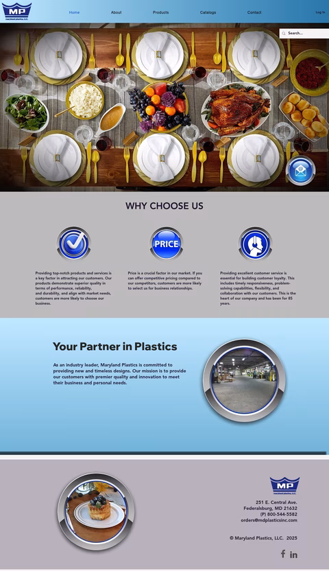 Maryland-Plastics Homepage 1440px